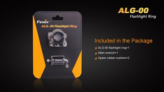 fém lámparögzítő készlet fegyverre Fenix ALG-00 csomagolás
