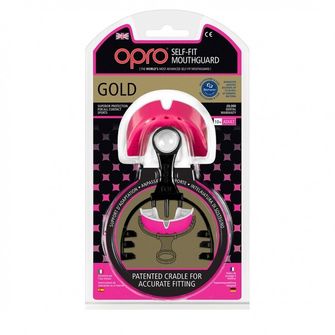 Katsudo fogvédő OPRO Gold Pink/Pearl