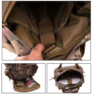 Dragowa Tactical taktikai hátizsák alacsony hőmérsékletnek ellenálló 10L, khaki színű