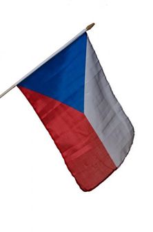 Cseh Köztársaság zászlaja 43 cm x 30 cm kicsi
