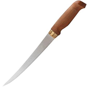 Marttiini filéző kés Classic Superflex bőr tokkal, 19 cm penge