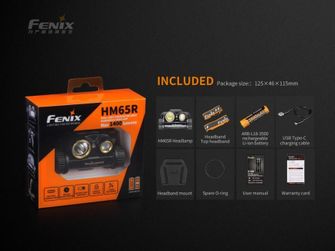 Tölthető fejlámpa Fenix HM65R