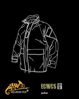 Helikon Tex ECWCS Gen II kabát vízálló fekete