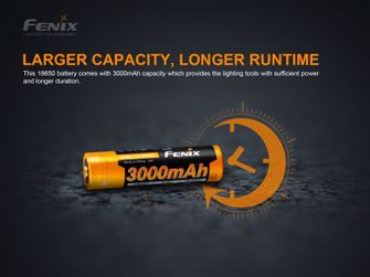 Fenix 18650 elem 3000 mAh (Li-Ion)