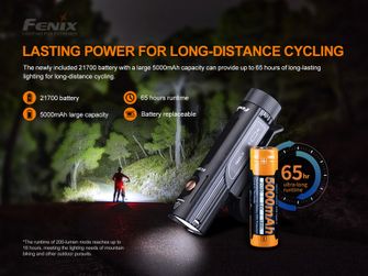 Újratölthető Fenix BC26R kerékpárlámpa