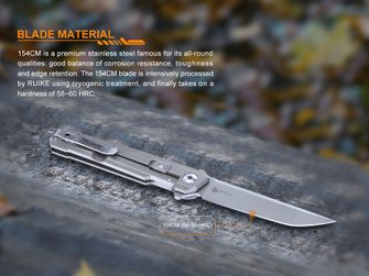 Ruike M126-TZ behajtható pengés kés