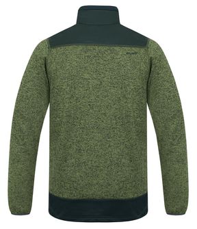 Husky Férfi fleece zip-up pulóver Alan M zöld/fekete/zöld