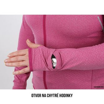 Husky női cipzáras pulóver Astel sötétszürke
