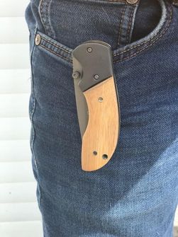 BÖKER® Pioneer Wood behajtható pengés kés, 19,2 cm