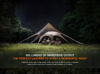 Tölthető Fenix CL26R PRO lámpás - szürke camouflage
