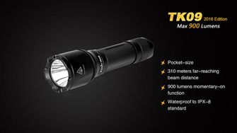 Fenix LED  zseblámpa TK09 XP-L, 900 lumen