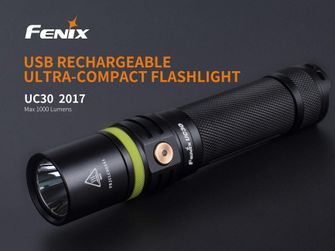 Fenix zseblámpa LED újratölthető UC30 XP-L, 1000 lumen