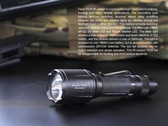 Fenix TK25 IR taktikai LED elemlámpa, 1000 lumen