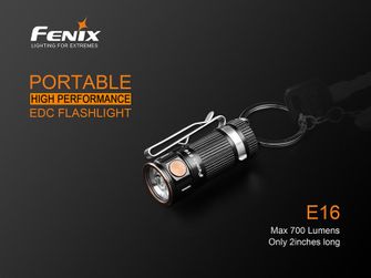 Fenix E16 elemlámpa, 700 lumen