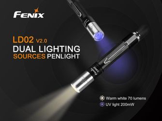 Fenix LD02 High CRI + UV elemlámpa