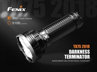 Fenix TK75 4xCree XHP35 HI elemlámpa, 5100 lumen