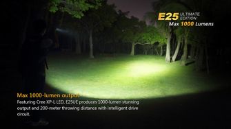 Zseblámpa Fenix E25 Ultimate Edition, 1000 lumenes