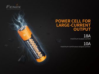 Tölthető akkumulátor Fenix 21700 4000 mAh Li-Ion