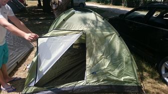MFH Monodom 3 személyes sátor olívzöld 210x210x130 cm