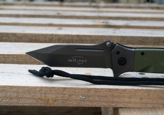 MFH nyitó kés DA35 Micarta 22cm olívzöld