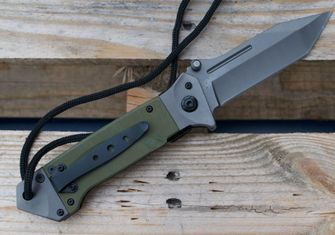 MFH nyitó kés DA35 Micarta 22cm olívzöld