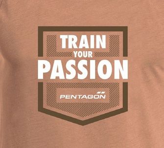 Pentagon Astir Train your passion póló, olivazöld