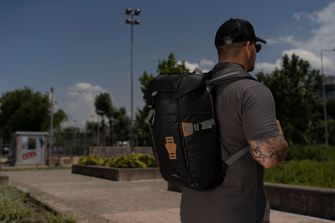 Pentagon Akme Stealth vízálló hátizsák, fekete 22l