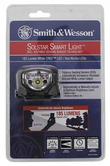 Smith&amp;Wesson XPG-Gen2 LED Cree fejlámpa fehér LED 180 lumen, vörös LED