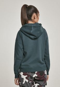 Urban Classics női pulóver kapucnis, zöld