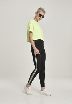 Urban Classics női Multicolor Side leggings, fekete