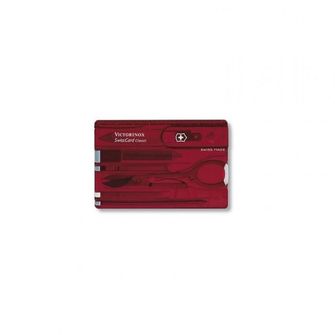 Victorinox SwissCard többfunkciós kártya 10 az 1ben piros