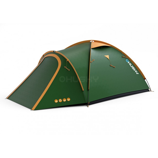 Husky sátor Outdoor Bizon 4 classic zöld