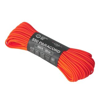 550 Paracord (100 láb) - neon narancssárga színű