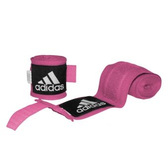 Adidas elasztikus boksz bandázs 450 cm, rózsaszín