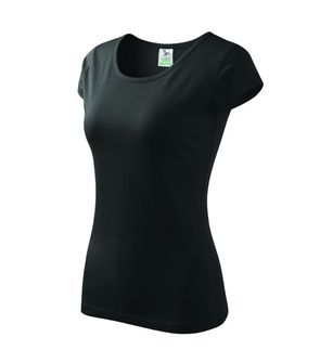 Malfini Pure női póló, fekete, 150g/m2