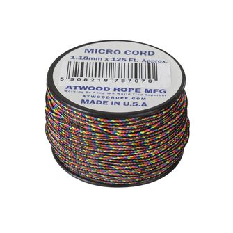 ATWOOD® Mikro kötél (125 láb) - sötét csíkok (MCCB24)