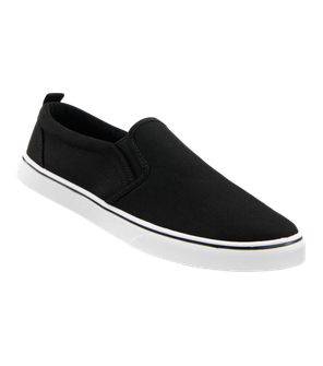 Brandit Southampton Slip On Sneaker tornacipő, fekete-fehér