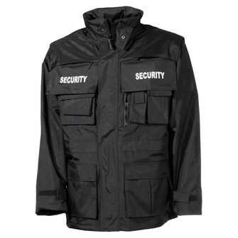 MFH vízálló kabát Security, fekete