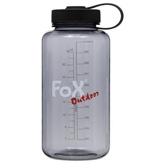 Fox Outdoor Széles szájú ivópalack 1L, Tritan, szürke