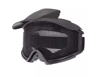 GFC Tactical GFC Tactical ASG maszk hálóval és pajzzsal - fekete