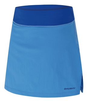 HUSKY női funkcionális szoknya rövidnadrággal Flamy L, kék