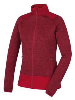 Husky női fleece zip-up pulóver Alan sötét lila