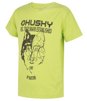 Husky Kids funkcionális Tash K póló világos zöld