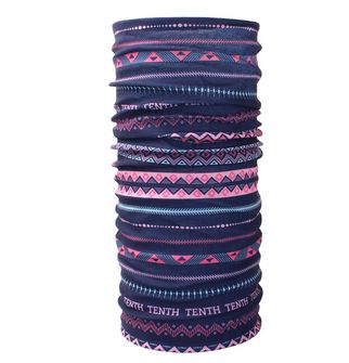 Husky Printemp többfunkciós kendő, pink triangel stripes, UNI