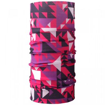 Husky Printemp többfunkciós kendő, pink triangle, UNI