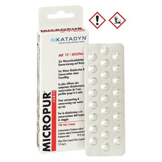 Katadyn Ivóvíz tartósítószer Katadyn Micropur Forte MF 1T, 100 tabletta