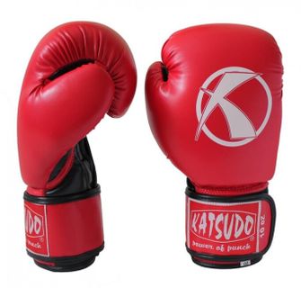 Katsudo bokszkesztyű Punch, piros