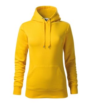 Malfini Cape női kapucnis pulóver, sárga