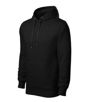 Malfini Cape pulóver kapucnival, fekete, 320g/m2