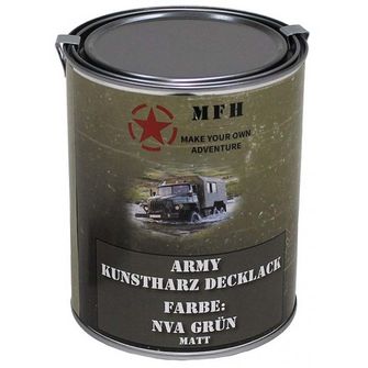 MFH army festék, NVA matt zöld, 1l
